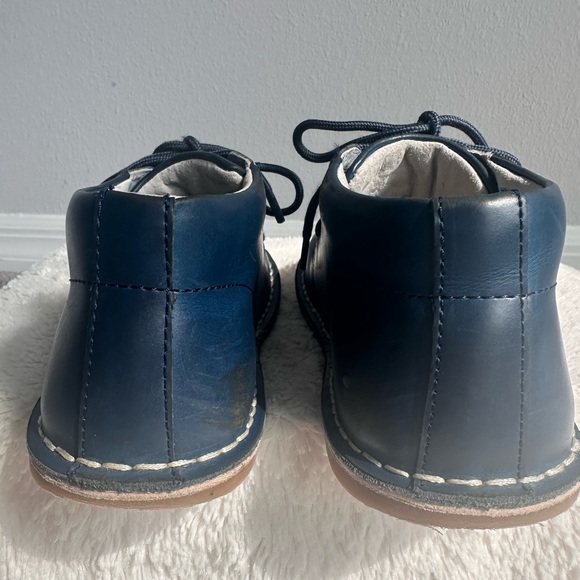 L’Amour Size 13 Navy Logan lace up mid-top shoe - Picture 4 of 8